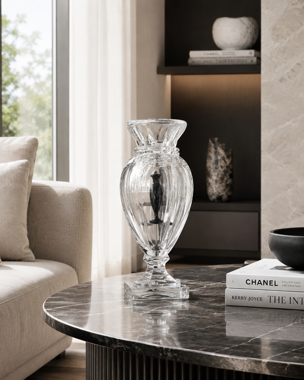 Baccarat Darkside Oups! Vase (2005) - Philippe Starck