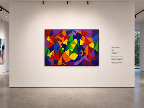 Abstract Chakra 7 - 100 x 150