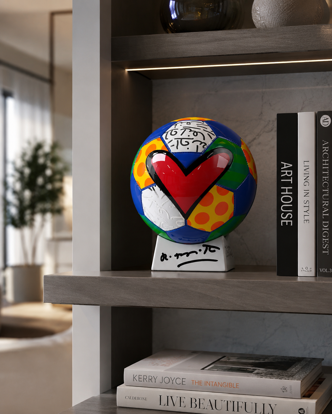Guarani Ball Red (2012) - Romero Britto