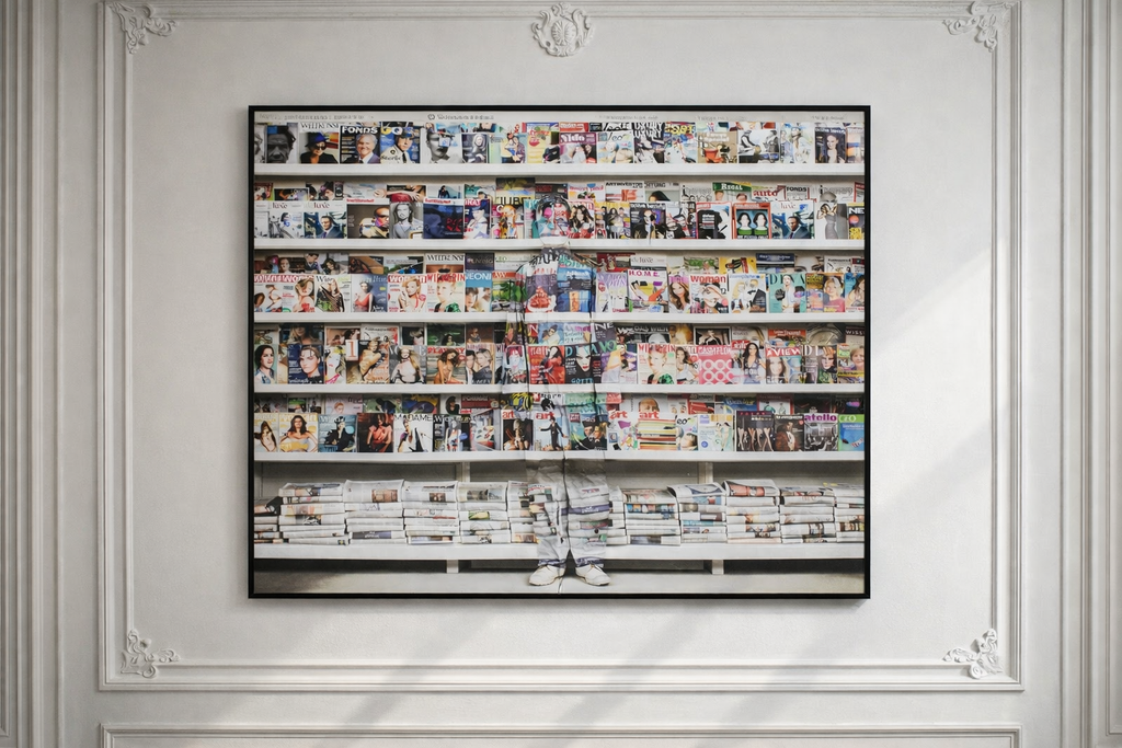 Hide in the City, Chinese Magazines (2012) - Liu Bolin