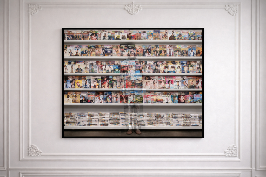 Hide in the City, Chinese Magazines (2012) - Liu Bolin