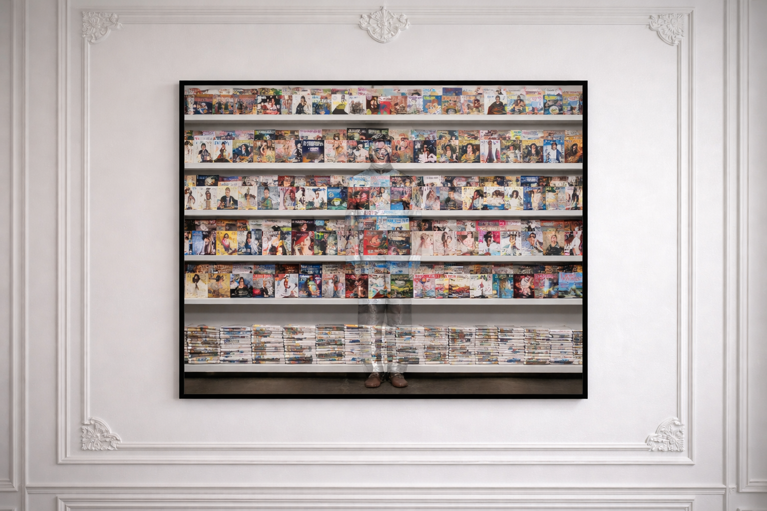 Hide in the City, Chinese Magazines (2012) - Liu Bolin