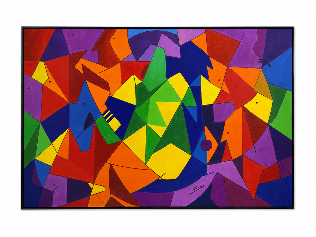 Abstract Chakra 7 - 100 x 150